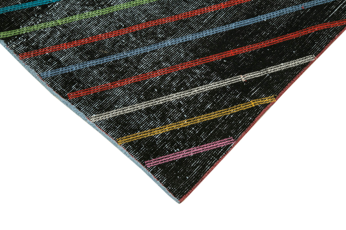 Kesle Modern Geometrik Desenli Çok Renkli Halı 115x205 cm 28294 – detay görünümü