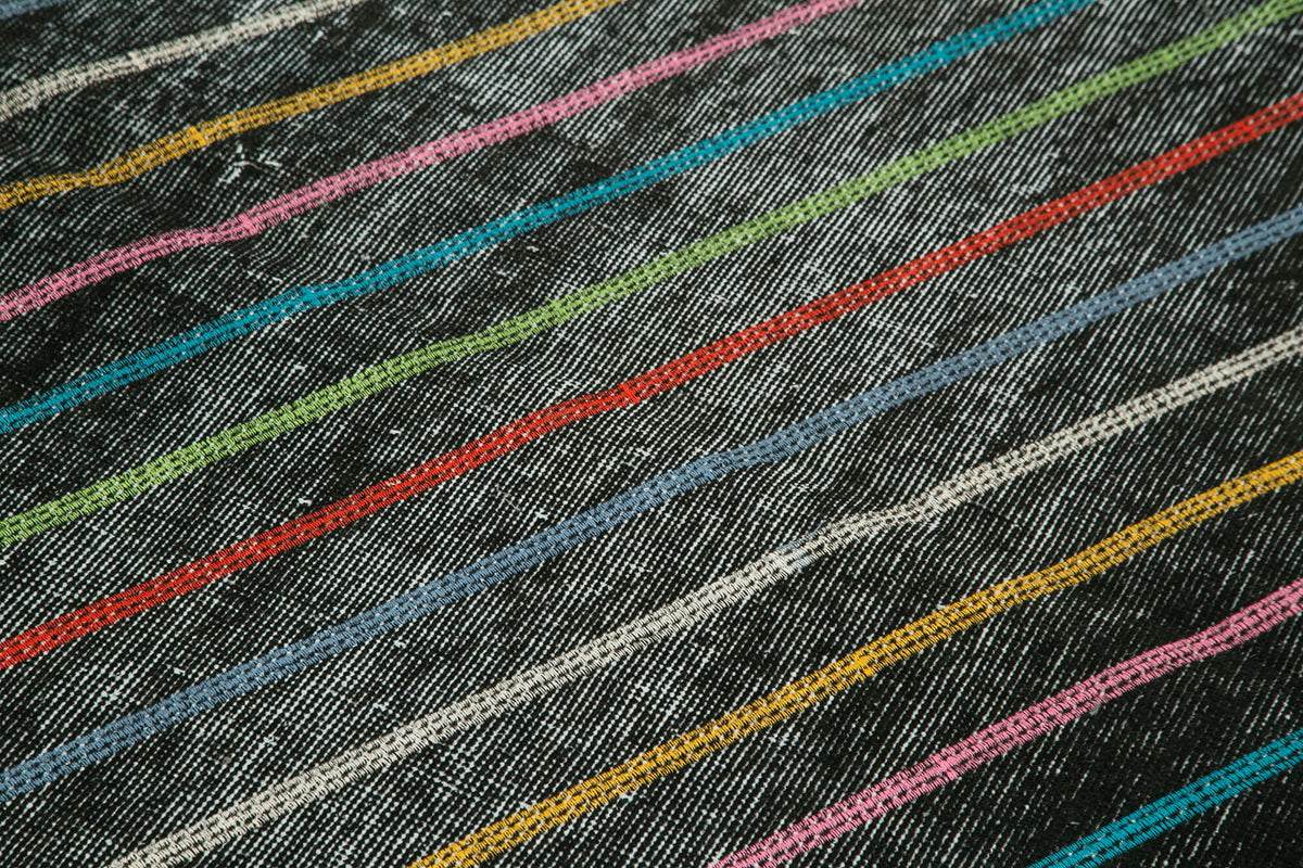 Kesle Modern Geometrik Desenli Çok Renkli Halı 115x205 cm 28294 – mekânda kullanım