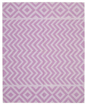 Navamo Beyaz Modern Halı Duri Kilim Geometrik Desenli 242x297 cm