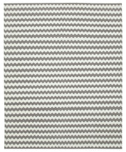 Navamo Dokuma Modern Gri Beyaz Geometrik Desenli Kilim 242x300 cm