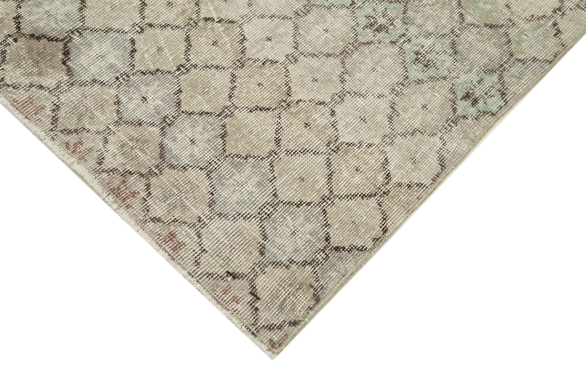 Bevra Gri Halı Damalı Geometrik Desenli 142x287 cm 33155 – detay görünümü