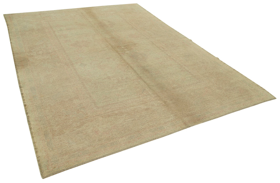 Vamave Bej Madalyon Desenli Yün Uşak Halısı 220x314 cm – genel görünüm