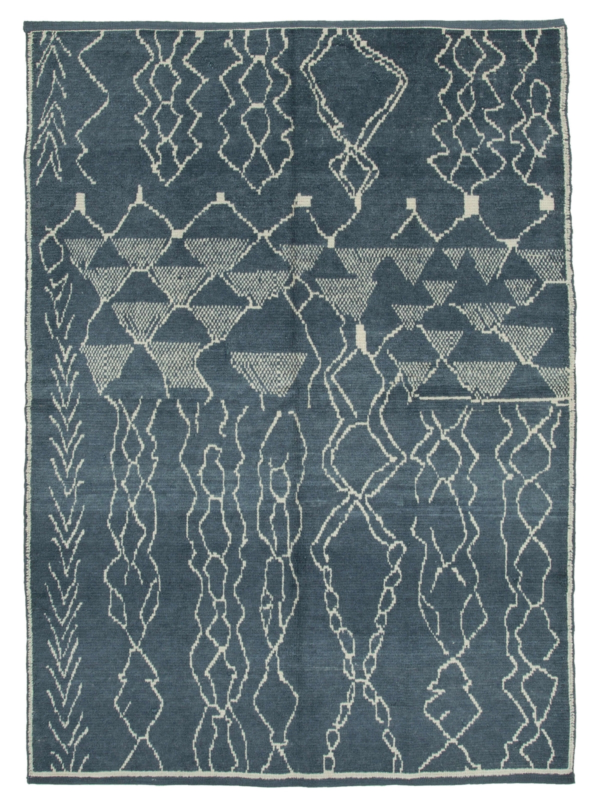 Veylo Dokuma Modern Fas Stili Geometrik Desenli Halı 192x264 cm 35772