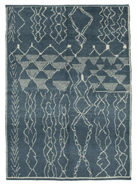 Veylo Dokuma Modern Fas Stili Geometrik Desenli Halı 192x264 cm 35772