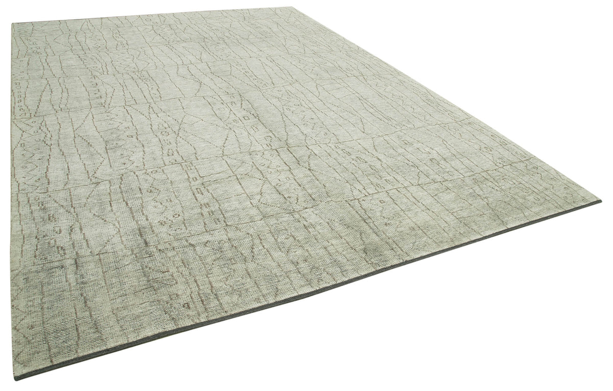 Veylo Bej Rengi Halı: Fas Stili Soyut Desenli 290x404 cm – genel görünüm