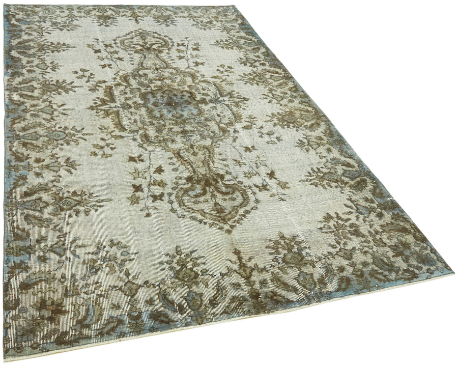 Besko Kırmızı Gri Madalyon Desenli Oyma El Dokuma Halı 177x275 cm – genel görünüm