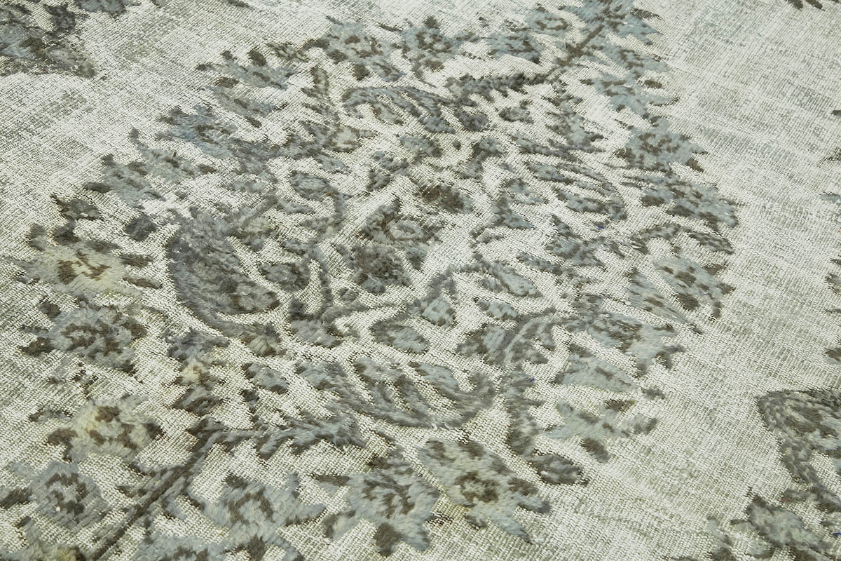 Besko Gri Antrasit Madalyon Desenli Oyma El Dokuma Halı 170x294 cm – mekânda kullanım
