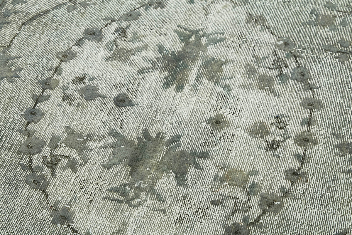 Besko Gri Beyaz Madalyon Desenli El Dokuma Halı 181x290 cm 42470 – mekânda kullanım