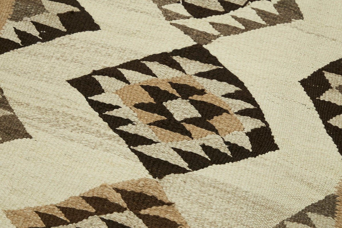 Razka Geometrik Desenli Vintage Kilim Yolluk 87x334 cm 43025 – mekânda kullanım