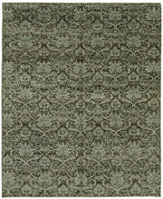 Nivro Eskitme Desenli Kahverengi Vintage Uşak Halı 242x291 cm