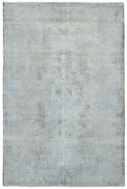 Zelko Gri Beyaz Halı Soyut Eskitme Dokulu 201x293 cm