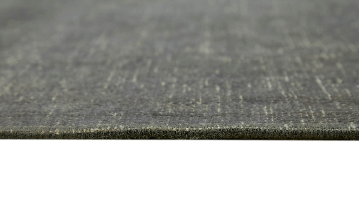 Kavro Gri Soyut Desenli Modern El Dokuma Kilim 284x418 cm – farklı açı