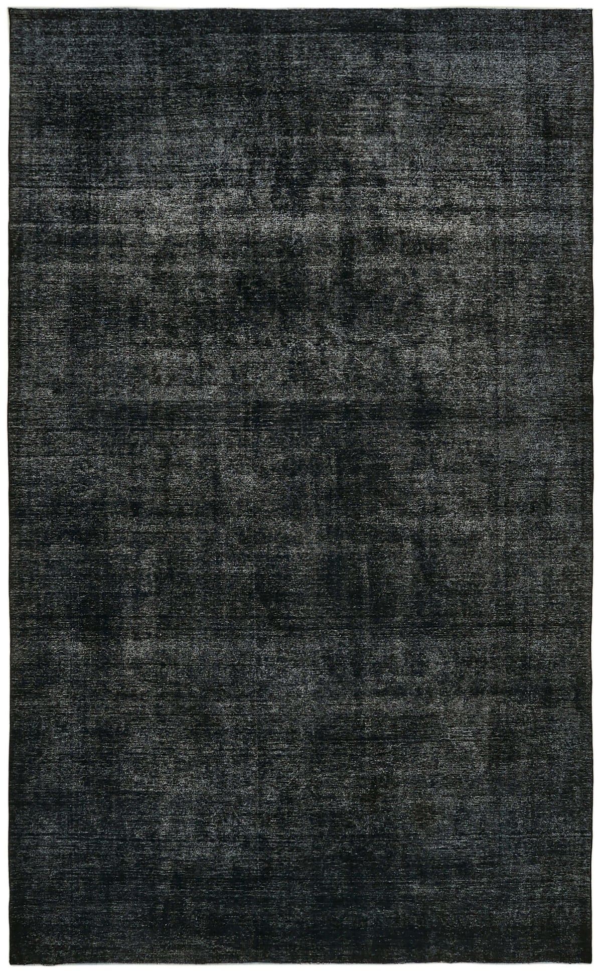 Zelko Soyut Desenli Antrasit Gri Yün Pamuk El Dokuma Halı 292x466 cm