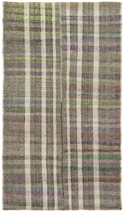 Kadex Çok Renkli Halı Modern Geometrik El Dokuma Kilim 171x297 cm
