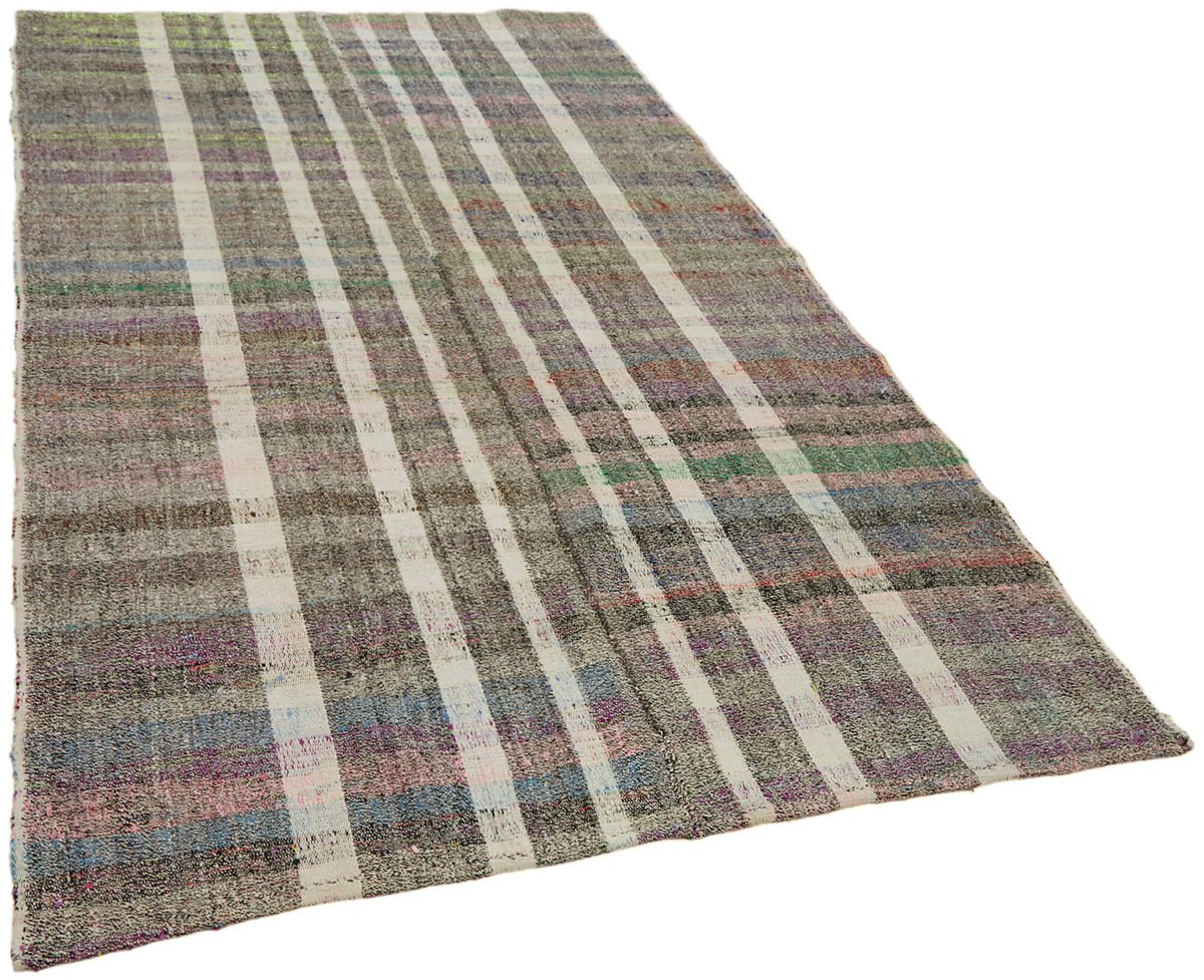 Kadex Çok Renkli Halı Modern Geometrik El Dokuma Kilim 171x297 cm – genel görünüm