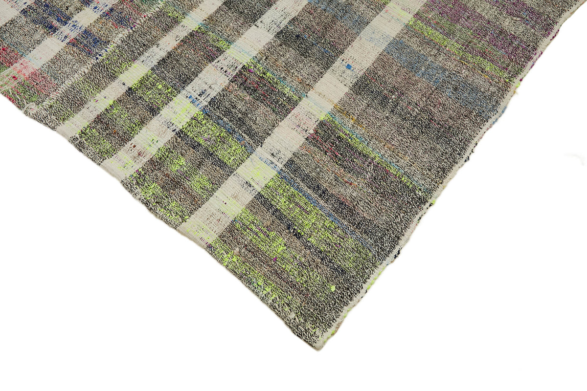 Kadex Çok Renkli Halı Modern Geometrik El Dokuma Kilim 171x297 cm – detay görünümü