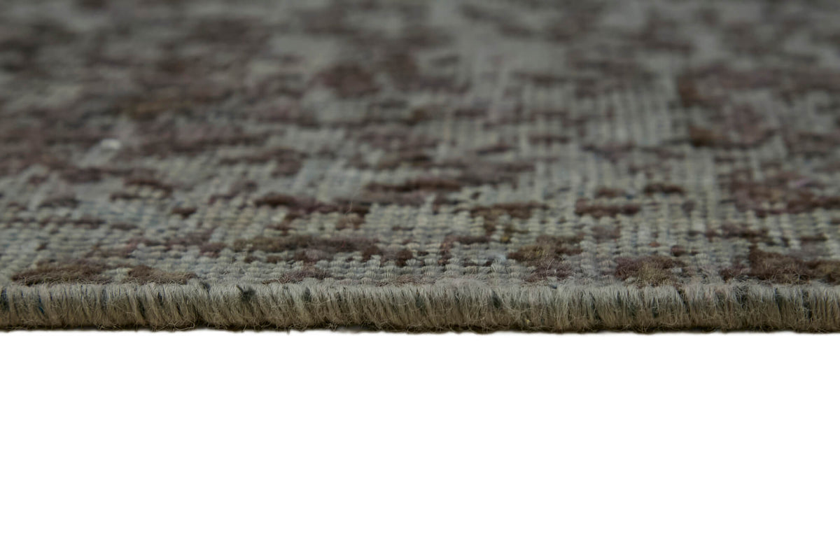 Zelko Gri Antrasit Soyut Modern El Dokuma Halı 239x335 cm – farklı açı