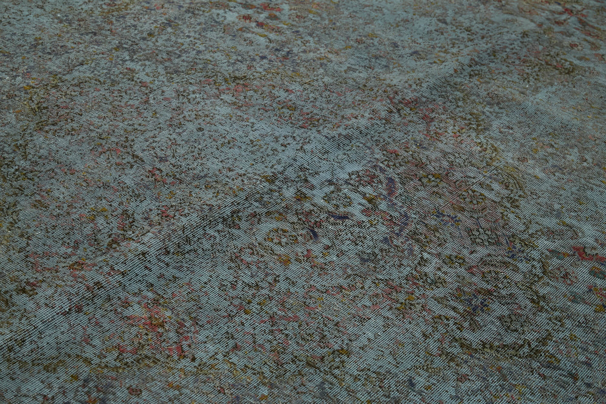Zelko Soyut Desenli Gri ve Kahverengi El Dokuma Halı 294x378 cm – mekânda kullanım