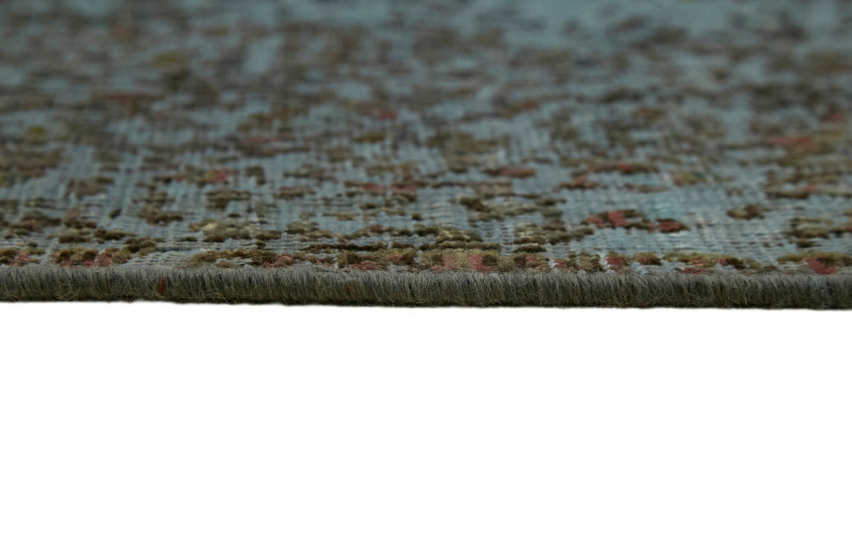 Zelko Soyut Desenli Gri ve Kahverengi El Dokuma Halı 294x378 cm – farklı açı