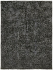 Zelko Antrasit Gri Soyut Modern El Dokuma Halı 301x395 cm