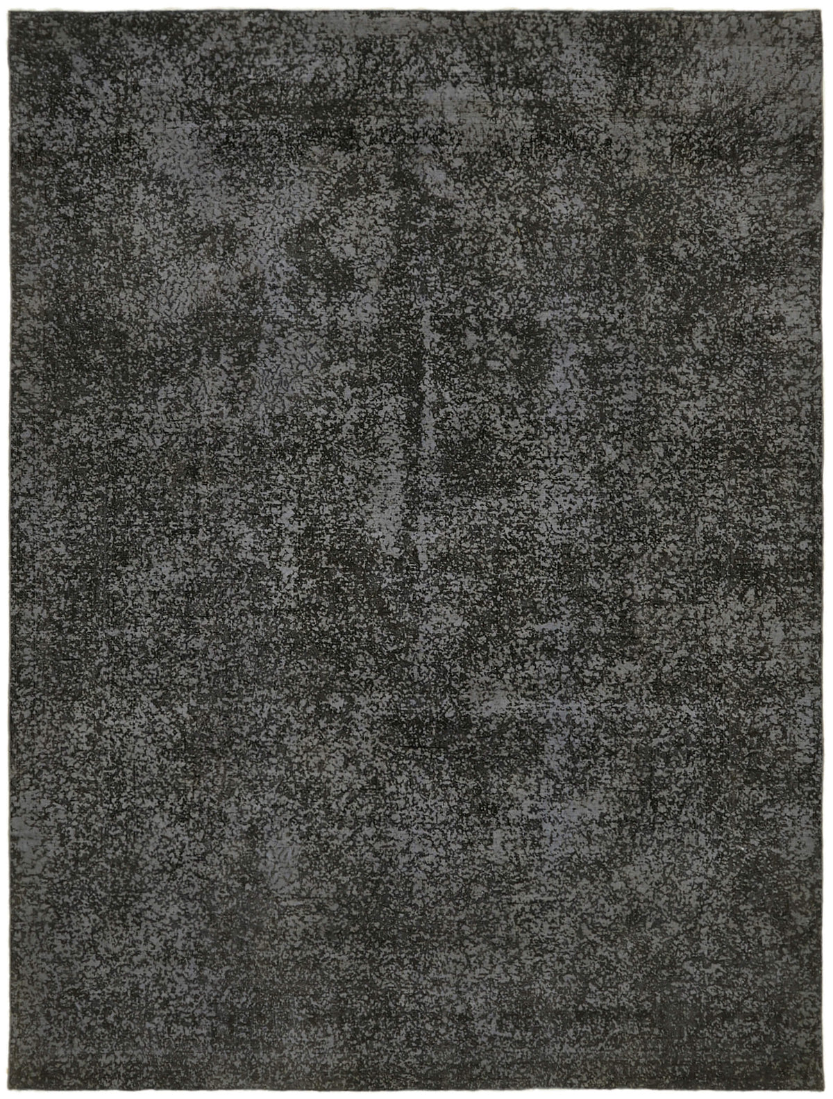 Zelko Antrasit Gri Soyut Modern El Dokuma Halı 301x395 cm