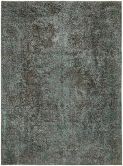 Zelko Gri Soyut Desenli Modern El Dokuma Halı 294x387 cm