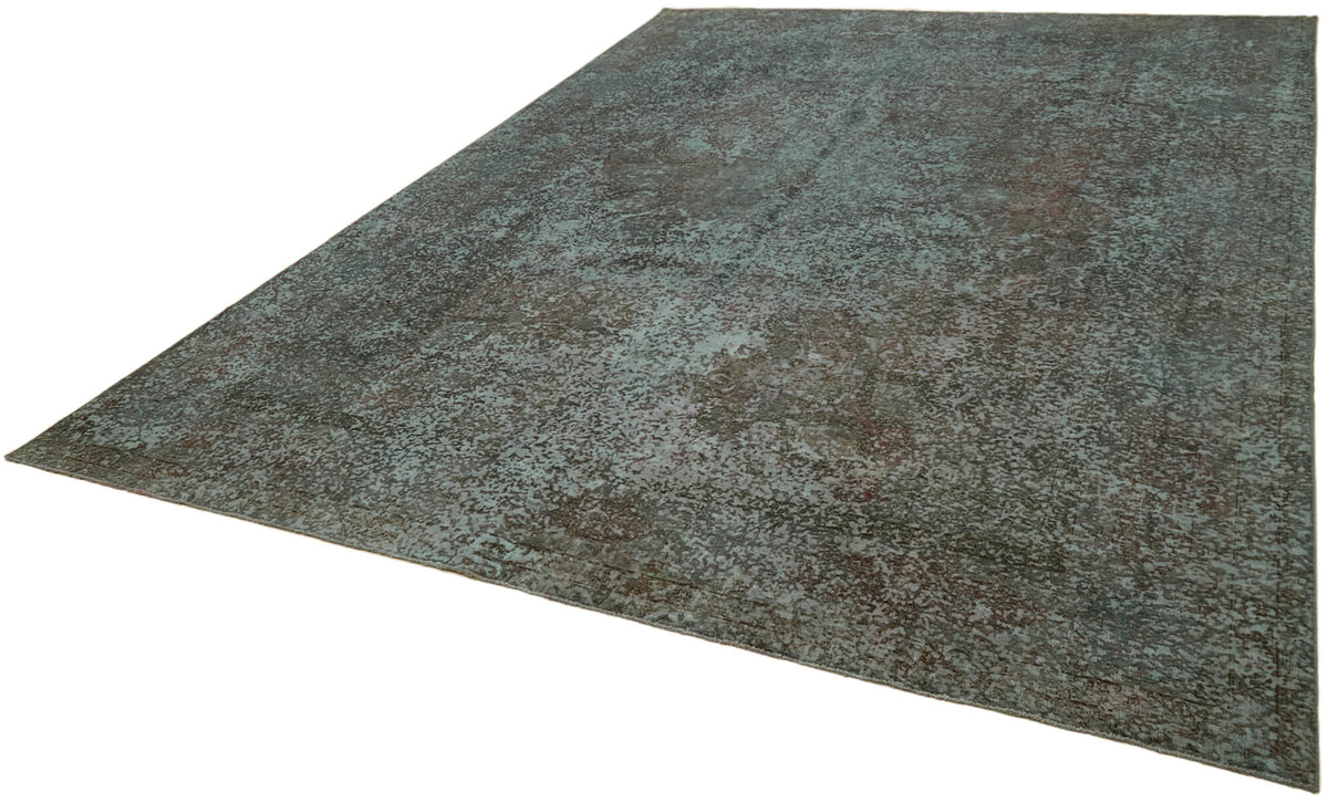 Zelko Gri Soyut Desenli Modern El Dokuma Halı 294x387 cm – doku yakın çekim