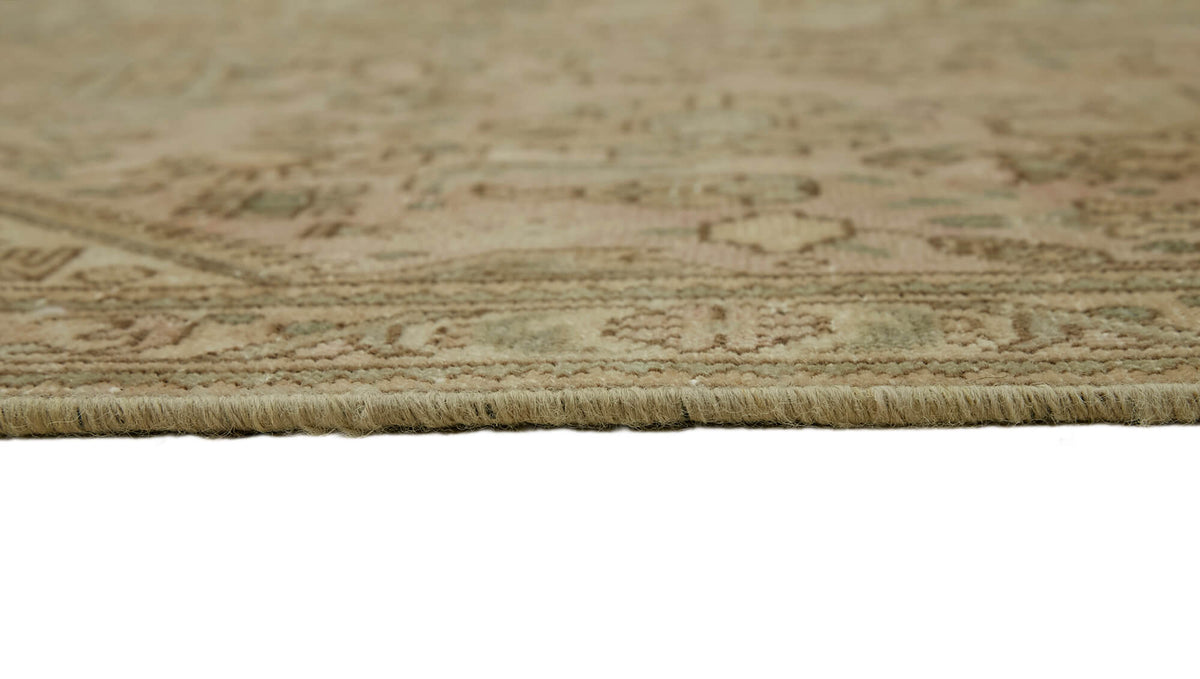 Rusvo Vintage Pembe Madalyon Desenli El Dokuma Halı 190x289 cm 44148 – farklı açı
