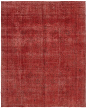 Zelko Bordo Modern Halı Soyut Eskitme Dokulu 316x380 cm 44169