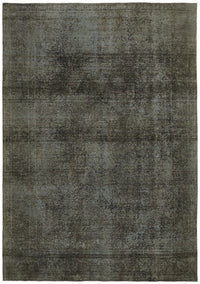 Zelko Gri Antrasit Soyut Desenli El Dokuma Halı 241x341 cm