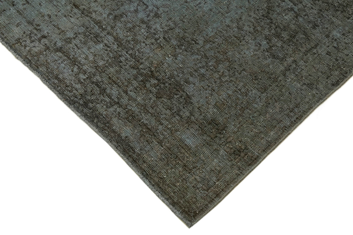 Zelko Gri Antrasit Soyut Desenli El Dokuma Halı 241x341 cm – detay görünümü