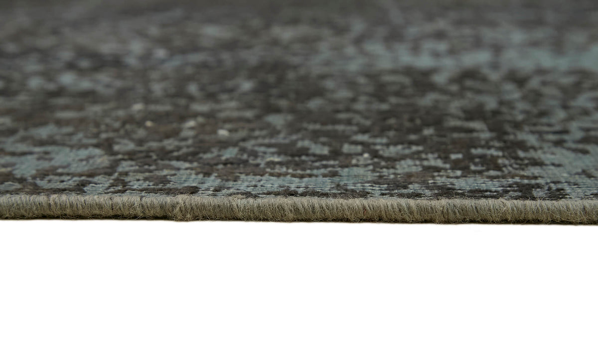 Zelko Gri Antrasit Soyut Desenli El Dokuma Halı 241x341 cm – farklı açı
