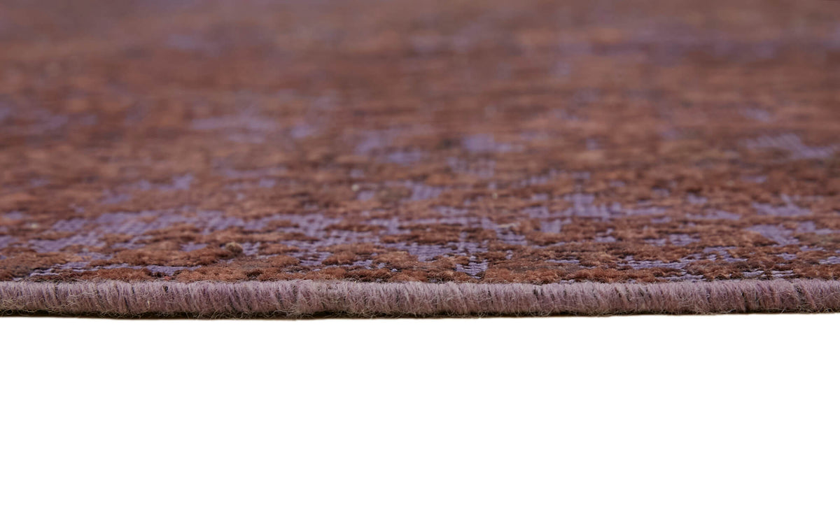 Zelko Overdyed Mor Halı, Toprak Tonlu Madalyon Desenli 295x387 cm 44329 – farklı açı