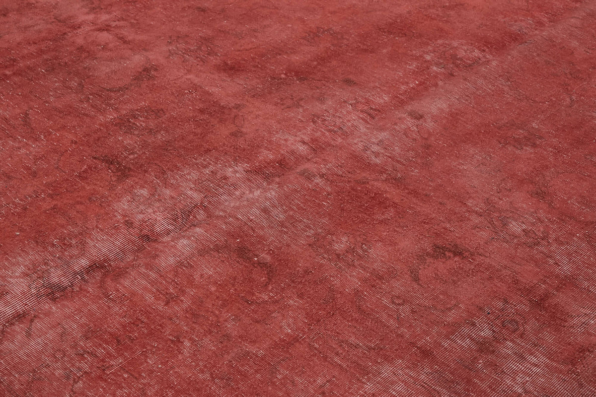 Zelko Klasik Eskitme Desenli Kırmızı El Dokuma Halı 297x397 cm 44332 – mekânda kullanım
