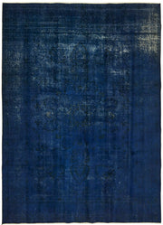 Zelko Lacivert Mavi Soyut El Dokuma Halı 244x330 cm