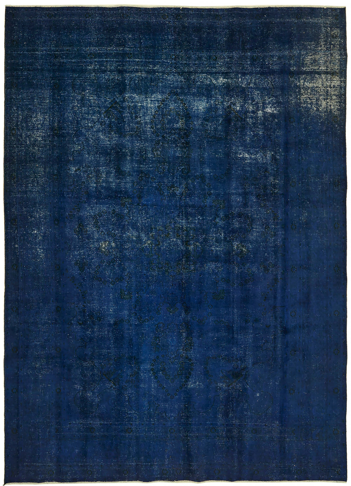 Zelko Lacivert Mavi Soyut El Dokuma Halı 244x330 cm