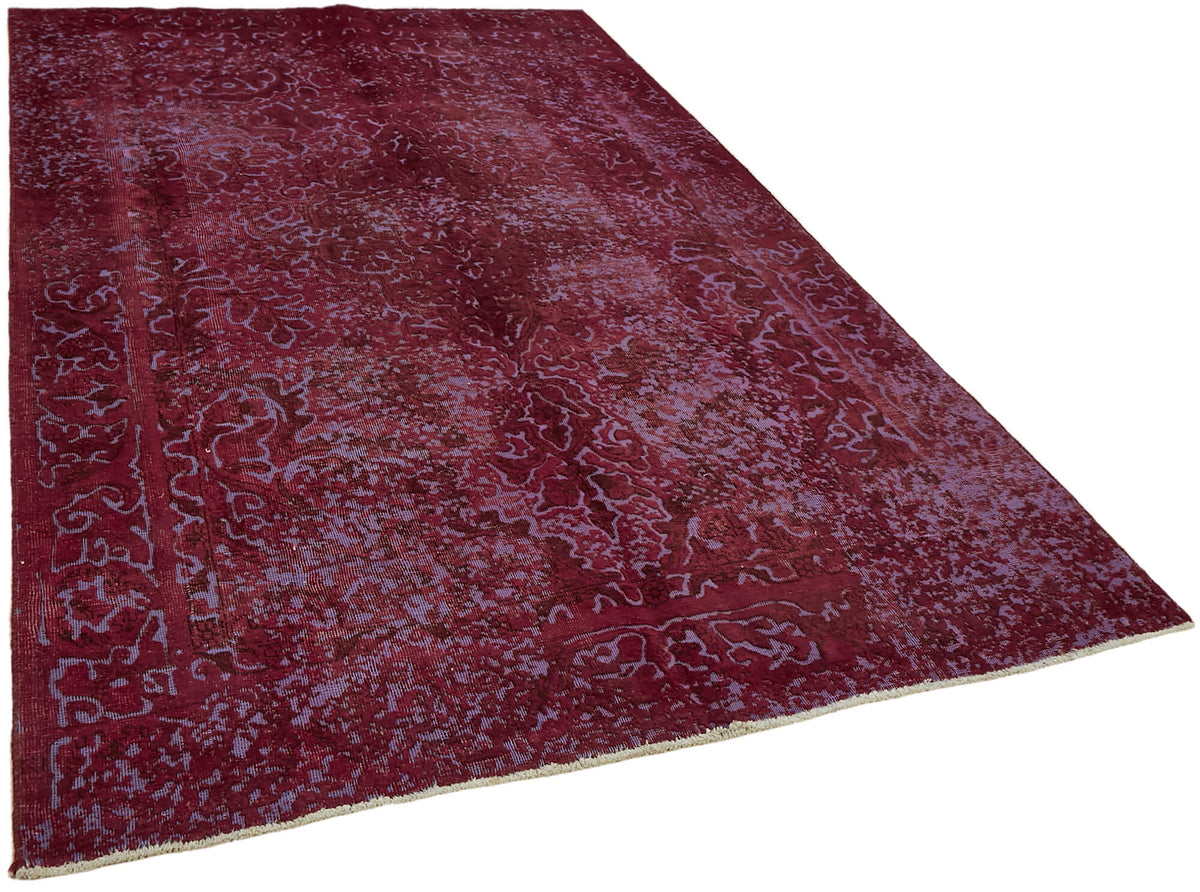 Zelko Madalyon Desenli Bordo Vintage Halı 185x287 cm 44362 – genel görünüm