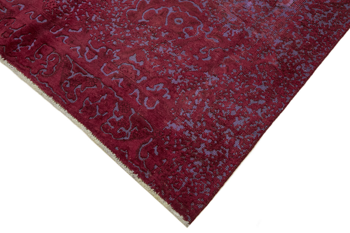 Zelko Madalyon Desenli Bordo Vintage Halı 185x287 cm 44362 – detay görünümü