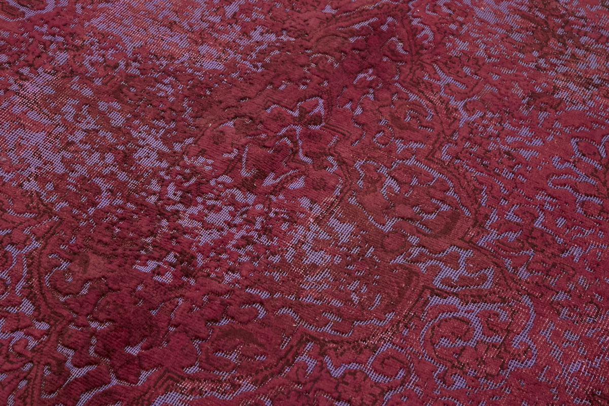 Zelko Madalyon Desenli Bordo Vintage Halı 185x287 cm 44362 – mekânda kullanım
