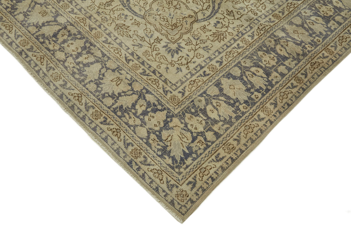 Tappeto Rusvo beige con medaglioni grigio antracite, 250x364 cm – vista dettagliata