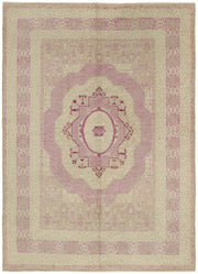 Kavima Uşak El Dokuma Pembe Krem Madalyon Desenli Halı 178x236 cm 44461