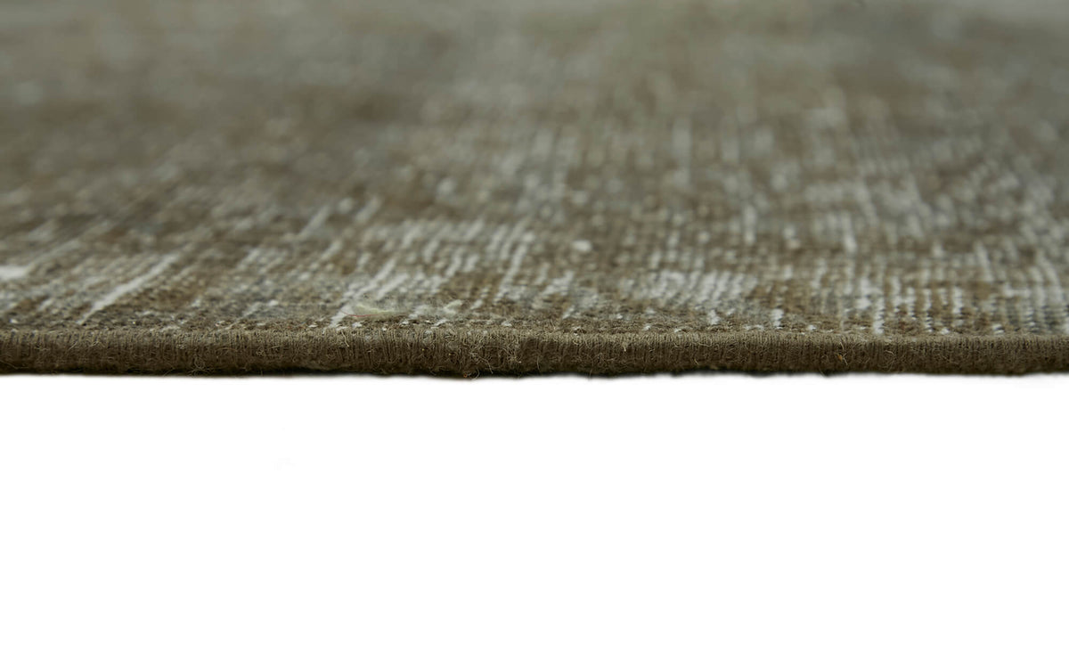 Zelko Antrasit Gri Madalyon Desenli Yün El Dokuma Halı 290x380 cm – farklı açı