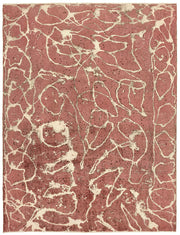 Zelko Overdyed Gümüş Beyaz Soyut Desenli Modern Halı 247x320 cm