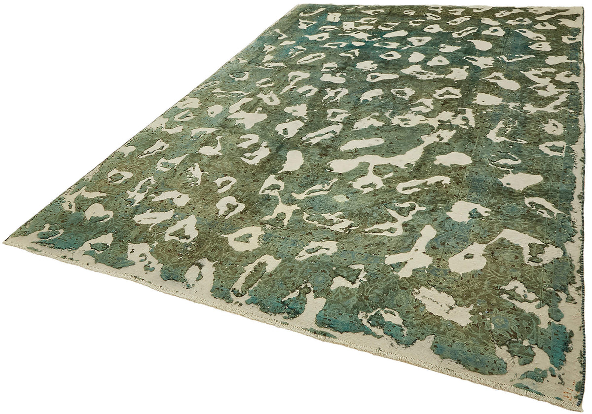 Zelko Kırmızı Dokuma Soyut Desenli Overdyed Halı 235x344 cm – doku yakın çekim