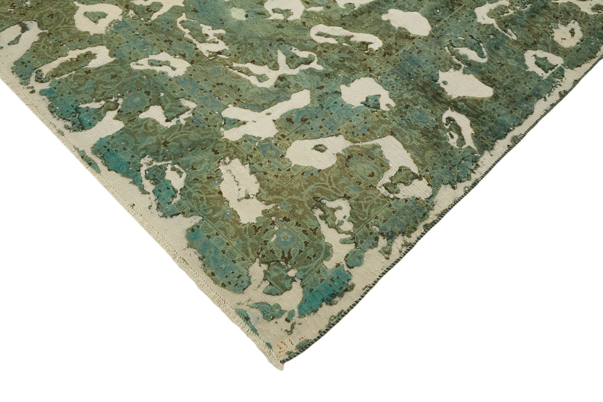 Zelko Kırmızı Dokuma Soyut Desenli Overdyed Halı 235x344 cm – detay görünümü