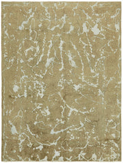 Zelko Overdyed Bej Kırmızı Soyut Desenli El Dokuma Halı 287x378 cm