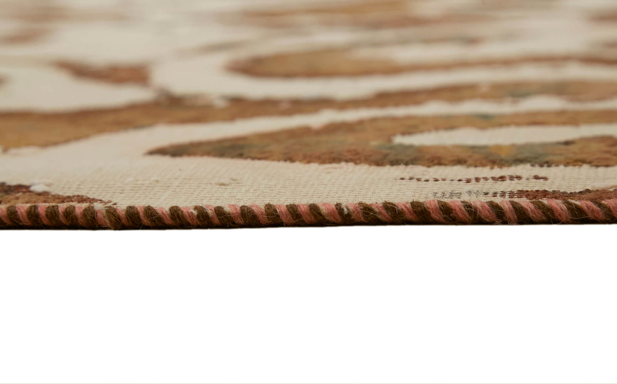 Zelko Overdyed Kahverengi Bej Soyut Desenli Halı 259x350 cm 44745 – farklı açı