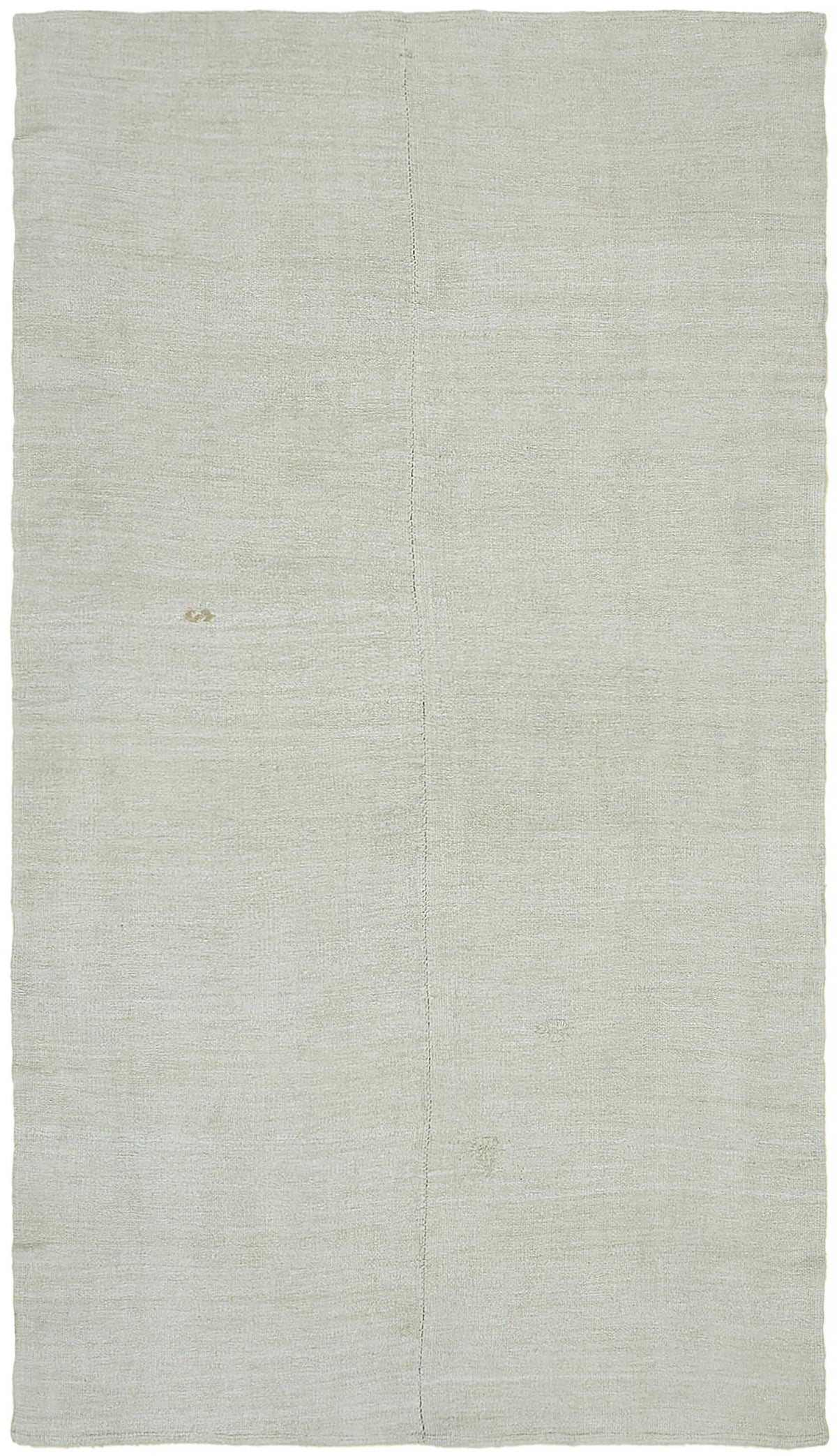 Nosava Ekru Beyaz Düz Desensiz Kenevir El Dokuma Halı 204x348 cm