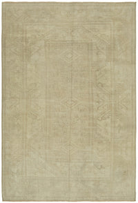 Kavale Bej Krem Geometrik El Dokuma Modern Halı 156x230 cm