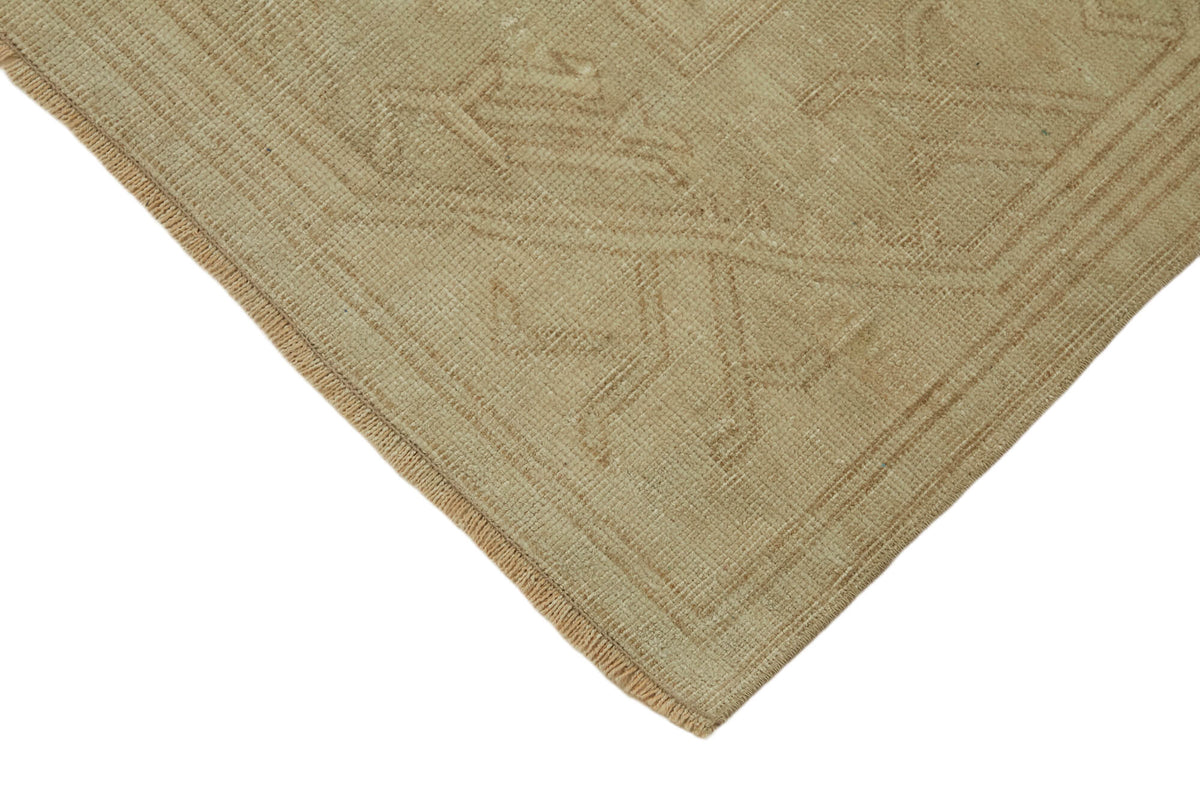 Kavale Bej Krem Geometrik El Dokuma Modern Halı 156x230 cm – detay görünümü